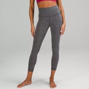 lululemon Align™ High-Rise Pant 25" - Heathered Graphite Grey size 8